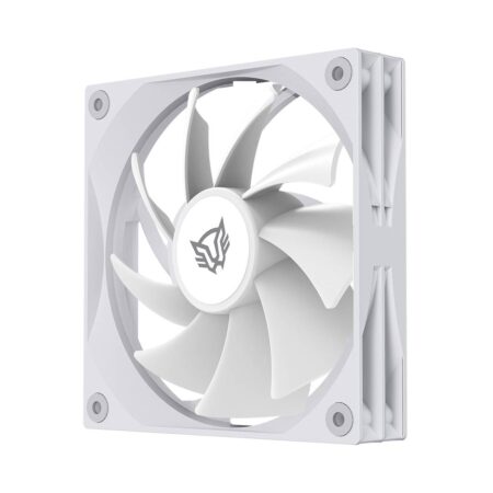 Ventilador Balam Rush Br-942171 Eolox Glaziar Exg77/120Mm/2000 Rpm/Pwm 4 Pin/Color Blanco