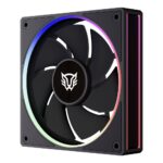 Ventilador Balam Rush Br-942225 Eolox Bora-R Exb85R/120Mm/Iluminacion Rgb/600-1600Rpm/Pwm 4 Pin/Aspas Inversas/Color Negro