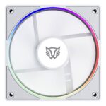 Ventilador Balam Rush Br-942232 Eolox Bora-R Exb85R/120Mm/Iluminacion Rgb/600-1600Rpm/Pwm 4 Pin/Aspas Inversas/Color Blanco