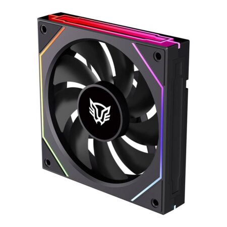 Ventilador Balam Rush Br-942348 Eolox Link Exl95/120Mm/Iluminacion Rgb/600-1800Rpm/Pwm 4 Pin/Color Negro