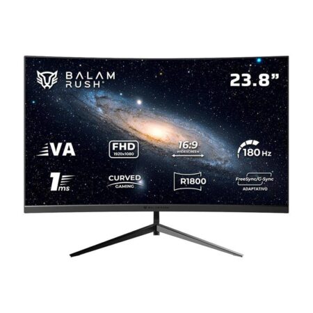 Monitor Curvo Gaming 23.8 Pulgadas 180Hz Andromeda Mag24Y Panel VA – Curvo