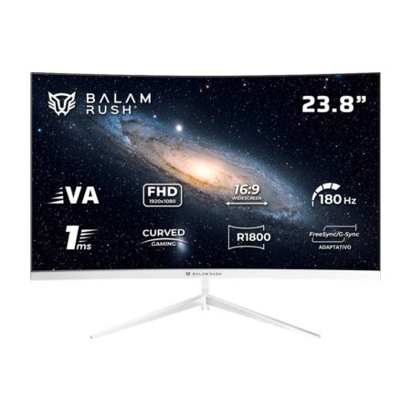 Monitor Curvo Gaming 23.8 Pulgadas 180Hz Andromeda Mag24Y Panel VA – Curvo