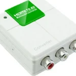 Adaptador HDMI Hembra A Av Rca Brobotix 033737, Blanco/Verde
