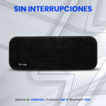 Bocina Portatil Bluetooth Vorago Bsp-150-Bk/3.5Mm/2.0Canales/6W/USB/Color Negro