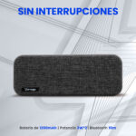 Bocina Portatil Bluetooth Vorago Bsp-150-Gry/3.5Mm/2.0Canales/6W/USB/Color Gris