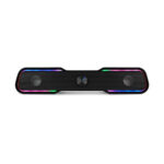 BOCINA PORTATIL VORAGO BSP-350 BLUETOOTH/3.5MM, USB, ILUMINACION RGB, COLOR NEGRO
