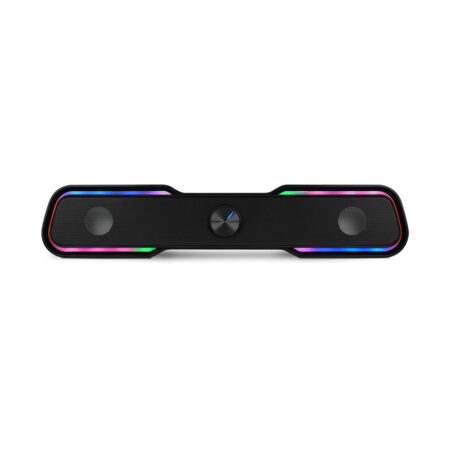 Bocina Portatil Vorago Bsp-350 Bluetooth/3.5Mm, USB, Iluminacion Rgb, Color Negro