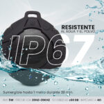 Bocinas Vorago Bsp-400 Pool Bluetooth Ipx67 Negra