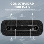 Bocina Portatil Vorago Bsp-430, Bluetooth/Color Negro/USB-C/Rgb/13W Rms/Tws