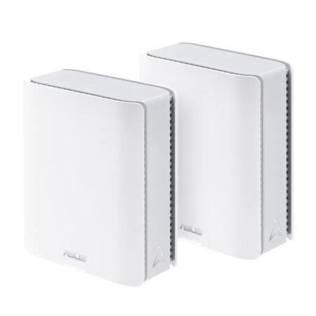 Router Inalambrico ASUS Zenwifi Bt10/2.4-5-6Ghz/Triple Banda/Puertos Dual 10G/2 Piezas/Color Blanco/Bt10(W-2-Pk)