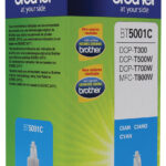 Botella De Tinta Brother Bt5001C Cian - Rendimiento Aproximado 5, 000 Páginas, Compatible Con Dcpt220, Dcpt520Dw, Dcpt720Dw, Mfct920Dw