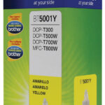 Botella De Tinta Brother Bt5001Y Amarillo - Rendimiento Aproximado 5, 000 Páginas, Compatible Con Dcpt220, Dcpt520Dw, Dcpt720Dw, Mfct920Dw