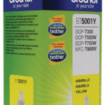 Botella De Tinta Brother Bt5001Y Amarillo - Rendimiento Aproximado 5, 000 Páginas, Compatible Con Dcpt220, Dcpt520Dw, Dcpt720Dw, Mfct920Dw