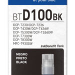 Botella De Tinta Brother Btd100Bk Negro - Rendimiento Aproximado 7, 500 Páginas, Compatible Con Dcpt230, Dcpt530Dw, Dcpt730Dw, Mfct930Dw