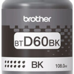 Botella De Tinta Negra Brother Btd60Bk Hasta 6500 Paginas