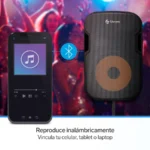 Bocina Inalambrica 15" Steren Baf-1555Bt Bluetooth, 3000W Pmpo, 200W Rms, USB, Color Negro