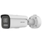 Camara Bala IP Hikvision Ds-2Cd3647G2T-Lzs(C) 4Mpx/Lente De 2.8 - 12 Mm/Imagen A Color 24/7/Luz Blanca 60Mts/Wdr 130 Db/IP67/Ik10/Acusense