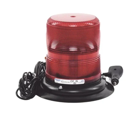 Baliza LED Ecco X7970Rvm Color Rojo, Montaje Magnetico De Succion De 7″ De Altura