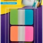 CAJA C/6 PAQUETES DE BANDERITAS ADHESIVAS RIGIDAS POST-IT 686L-GBR 2.5X3.8CM/COLORES PRIMARIOS