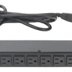 Barra Multicontacto Linkedpro Htcm1U6C/6 Contactos (Nema 5-15R)/Rack 19"/1Ur/Voltaje Entrada/Salida 120Vca/15A