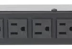 Barra Multicontacto Linkedpro Htcm1U6C/6 Contactos (Nema 5-15R)/Rack 19"/1Ur/Voltaje Entrada/Salida 120Vca/15A