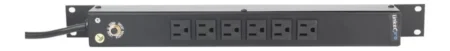 Barra Multicontacto Linkedpro Htcm1U6C/6 Contactos (Nema 5-15R)/Rack 19″/1Ur/Voltaje Entrada/Salida 120Vca/15A
