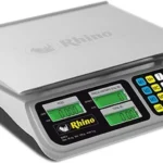 BASCULA COMERCIAL DIGITAL RHINO BAR-8RS/40KG/33X25CM/COLOR GRIS