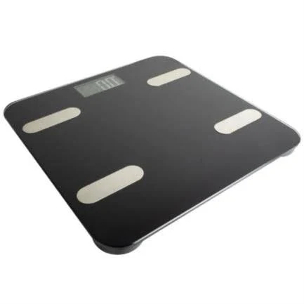 Bascula Digital Inteligente Stay Fit Lite Perfect Choice Pc-270096, Hasta 180Kg, Medicion De Imc/Bmr/Grasa Corporal/Agua Corporal/Musculo Esqueletico/Color Negro