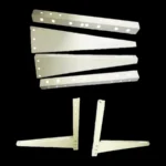Base Universal Para Unidad Externa De Minisplit Precision Pst-Min-W Capacidad De 1 A 2.5 Toneladas/Color Beige