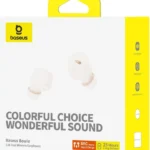 Audifonos Inalambricos C/Microfono Baseus A00023800223-00 Bowie E18/Bluetooth 5.3 Tws/Color Blanco