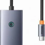 Hub USB-C Baseus B0005280B811-08 4 Puertos/USB 3.0/USB-C/5V