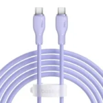 Cable USB-C A USB-C Baseus P10355702221-B2 2Metros/5A 100W/Color Blanco/Carga Rapida