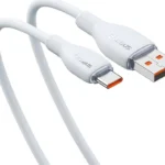 Cable USB-A A USB-C Baseus P10355703221-B2 2Metros/6A 100W/Color Blanco/Carga