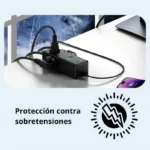 Power Bank Baseus Psla030101 30W/Cable De Alimentacion De 1.5 M/Color Negro