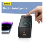 Power Bank Baseus Psla030101 30W/Cable De Alimentacion De 1.5 M/Color Negro
