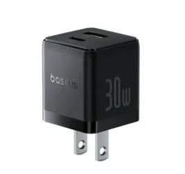 Cargador De Pared Tipo-C + USB-A Baseus P1011160B213-00 30W/Color Blanco