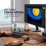 Hub USB-C Baseus Wkyy030313 8 Puertos/Usb3.0X2/Usb2.0/Pd/HDMI/SD/Tf/RJ45