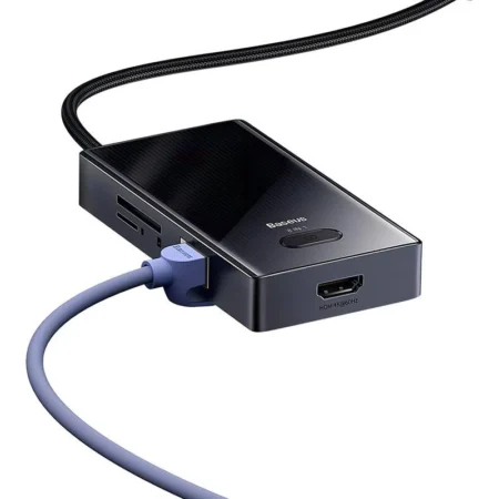 Hub USB-C Baseus Wkyy030313 8 Puertos/Usb3.0X2/Usb2.0/Pd/HDMI/SD/Tf/RJ45