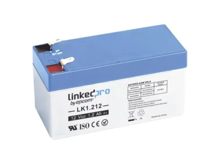 Bateria 12V Linkedpro Lk1.212/1.2 Ah/Ul/Para Uso En Equipo Electronico/Incendio/Control De Acceso