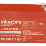Bateria 12V/9.5Ah Linkedpro Lk9.512Fr/Ul/Agm-Vrla/Vida Util Promedio De 5 Años/Retardante A La Flama/Uso En Equipo Electronico/Alarmas De Intrusion/Incendio/Control De Acceso/Video Vigilancia