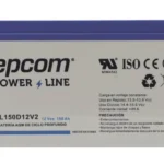 Bateria 12Vcc/150Ah Epcom Powerline Pl150D12V2/Ul/Tecnologia Agm-Vrla/Ciclo Profundo/Fotovoltaica/Terminales T5