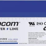 Bateria Epcom Powerline Pl200D12V2 Agm-Vrla/12Vcc/200Ah/Ul/Ciclo Profundo/ Para Uso En Aplicaciones Fotovoltaicas Y De Emergencia/Terminales T5