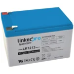 Bateria Linkedpro Lk1212 Agm-Vrla/12V/12Ah/Ul/Terminales F1 (Incluye Adaptador F2)/Uso En Equipo Electronico
