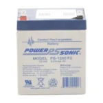 Bateria De Respaldo 12V, 5Ah, Power Sonic Ps-1250-F1, Tecnologias Agm/Vrla, Terminales F1, Reconocida Ul