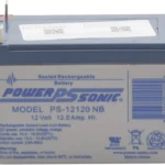 Bateria De Respaldo Ul De 12V/12Ah Power Sonic Ps-12120-Nb, Tecnologias Agm/Vrla, Terminales Nb