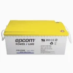 Bateria De Gel Epcom Powerline Pg12200, Opzv/12V/200Ah Para Aplicaciones Fotovoltaicas