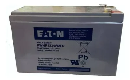 Bateria De Reemplazo Eaton Pwhr1234W2Fr 12V, 9Ah, 34 Watts, Para Nobreak