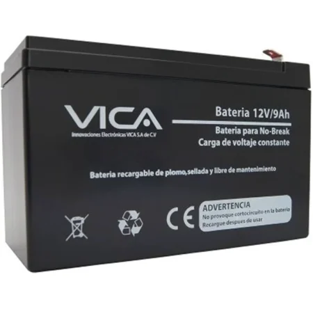 Bateria De Reemplazo Para No Break Power-Sonic 12V, 9Ah, Ps-1290-F2