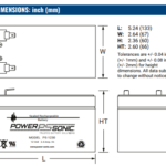 BATERIA DE RESPALDO 12V/3.4AH POWER SONIC PS-1230