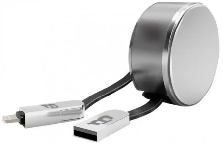 Cable De Carga 2 En 1 USB A Macho – Lightning/Micro-USB Macho Blackpcs Casmlpr-3/1 M/Color Plata